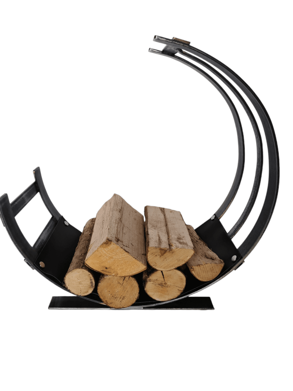 Solid steel Log Ring