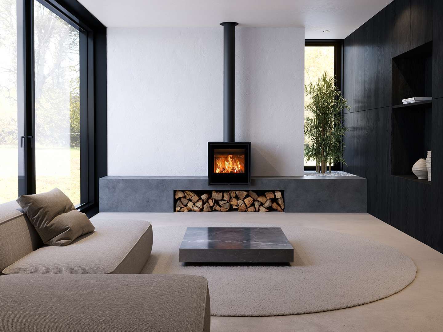 Barbas Box 30 log burner