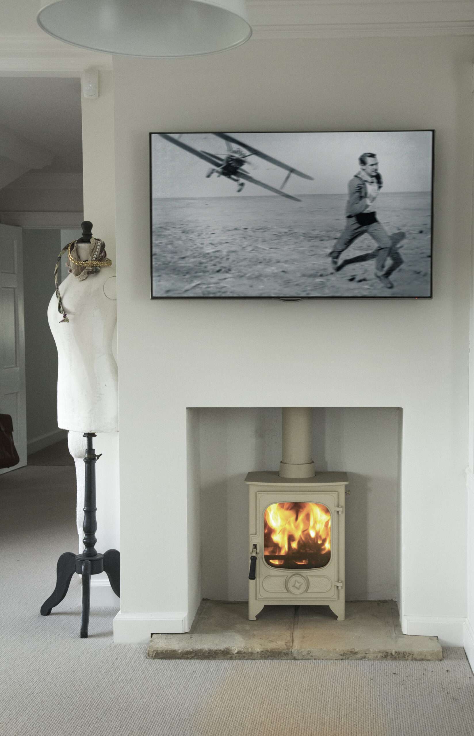 Charnwood Country 4 Almond log burner