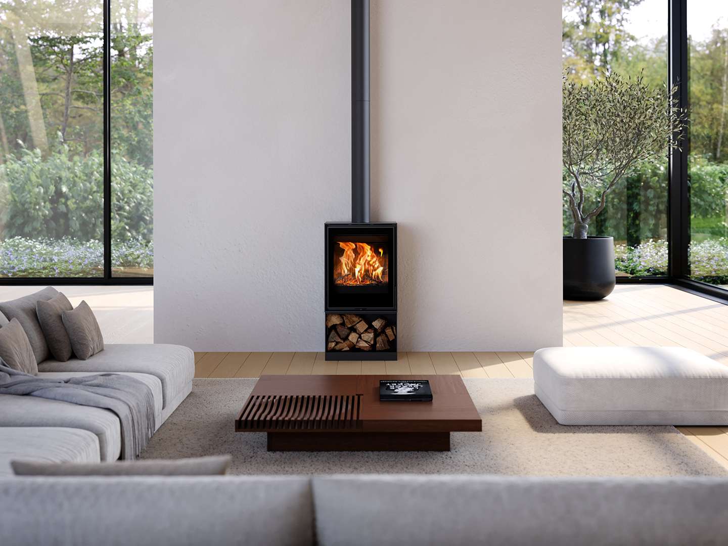 Barbas Box log burner