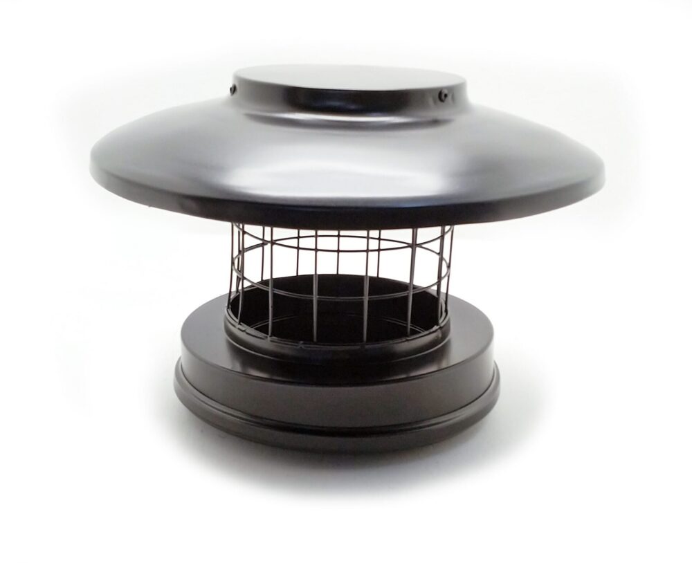 Rain Cap with Mesh- 125mm int.