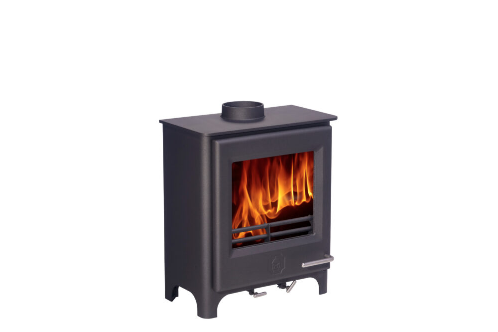 Woodwarm Phoenix Firegem 5kW - Standard/Black