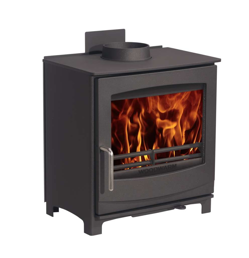 Woodwarm Fireview 5kW - Short Legs/Black/Vintage - Image 4